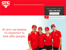 Tablet Screenshot of amcclean.com.au